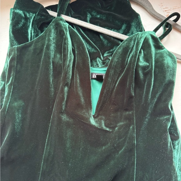 Revolve NBD Velvet Green Dress Shana - Picture 6 of 6